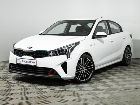 2021 Kia Rio IV Рестайлинг, белый, 1610900 рублей, вид 1