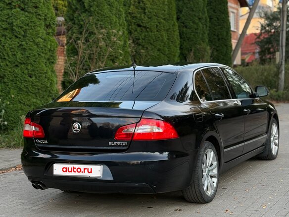 2008 Skoda Superb DSG II, чёрный, 589000 рублей - вид 9