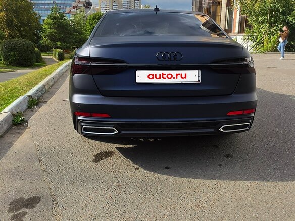 2020 Audi A6 45 TFSI V (C8), синий, 4200000 рублей - вид 8