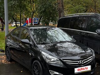 2014 Hyundai Solaris I Рестайлинг, чёрный, 1000050 рублей, вид 1