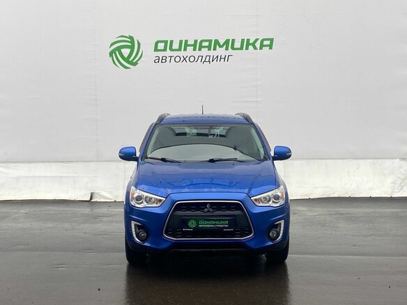 2014 Mitsubishi ASX I Рестайлинг, синий, 990000 рублей - вид 1