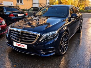 2014 Mercedes-Benz S-Класс 500 Long VI (W222, C217), синий, 2350000 рублей, вид 1
