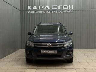 2014 Volkswagen Tiguan I Рестайлинг, синий, 1599000 рублей, вид 3