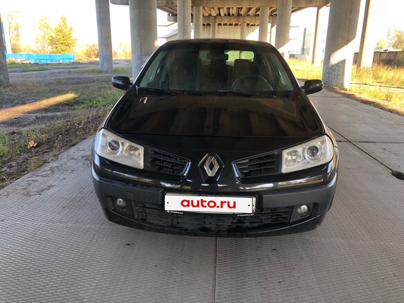 2006 Renault Megane II Рестайлинг, чёрный, 300000 рублей - вид 1