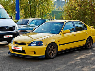 1997 Honda Civic VI, жёлтый, 750000 рублей, вид 4