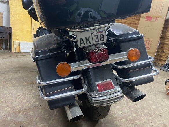 2002 Harley-Davidson Electra Glide, чёрный, 560000 рублей - вид 12