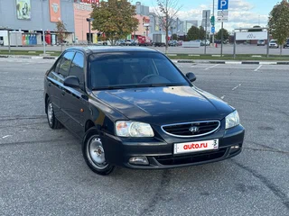 2008 Hyundai Accent ТагАЗ II, чёрный, 329000 рублей, вид 1