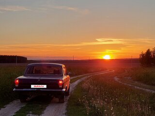 1987 ГАЗ 24 «Волга» 2411 II (2410), пурпурный, 90000 рублей, вид 1