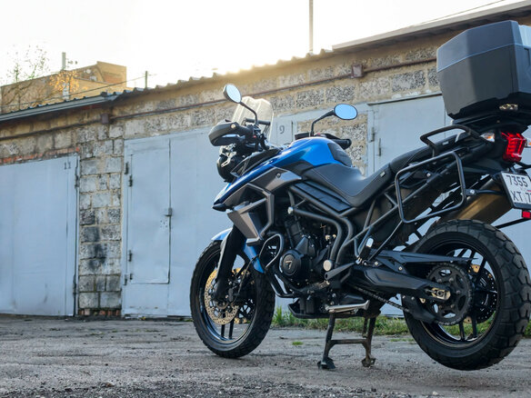 2015 Triumph Tiger 800, синий, 800000 рублей - вид 7