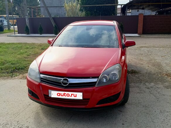 2007 Opel Astra H Рестайлинг, красный, 305000 рублей