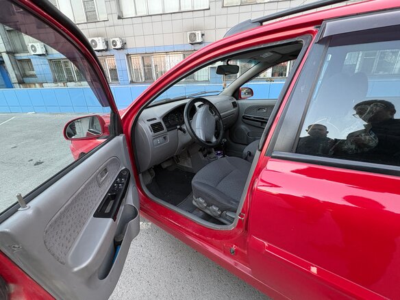 2005 Kia Rio I Рестайлинг, красный, 360000 рублей - вид 4