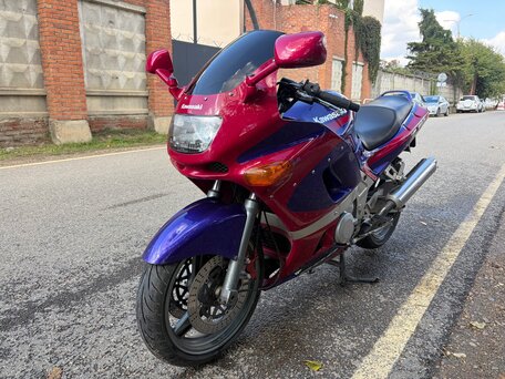 1993 Kawasaki ZZR 600, синий, 260000 рублей, вид 2
