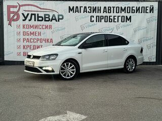 2018 Volkswagen Polo V Рестайлинг, белый, 1370000 рублей, вид 3