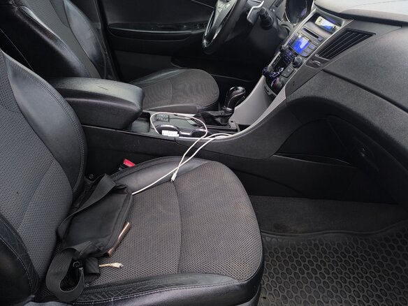 2012 Hyundai Sonata VI (YF), чёрный, 1210000 рублей - вид 12
