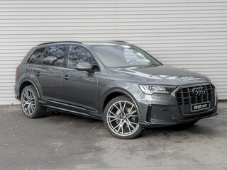 2021 Audi Q7 45 TDI II (4M) Рестайлинг, серый, 6200000 рублей, вид 3