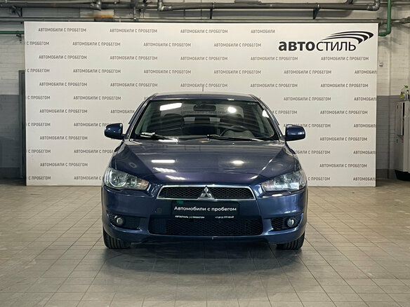 2008 Mitsubishi Lancer X, синий, 539000 рублей - вид 7