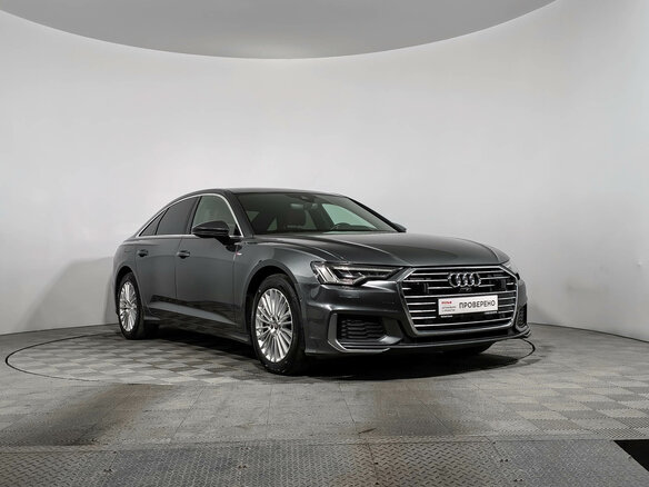 2020 Audi A6 45 TFSI V (C8), серый, 4150000 рублей - вид 2