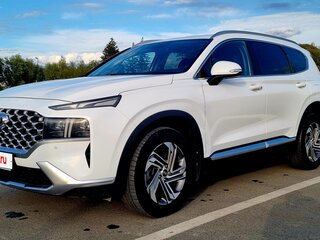 2021 Hyundai Santa Fe IV Рестайлинг, белый, 3500000 рублей, вид 1