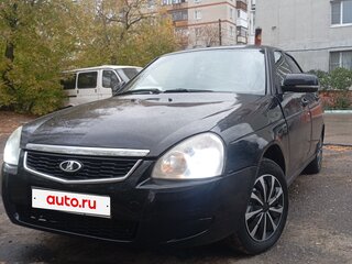 2008 Lada (ВАЗ) Priora I, чёрный, 170000 рублей, вид 1