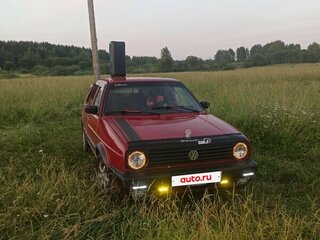 1990 Volkswagen Golf II, красный, 300000 рублей, вид 1