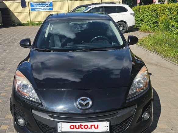 2012 Mazda 3 II (BL) Рестайлинг, чёрный, 1170000 рублей