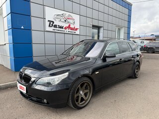 2007 BMW 5 серии 525d V (E60/E61), чёрный, 997000 рублей, вид 2
