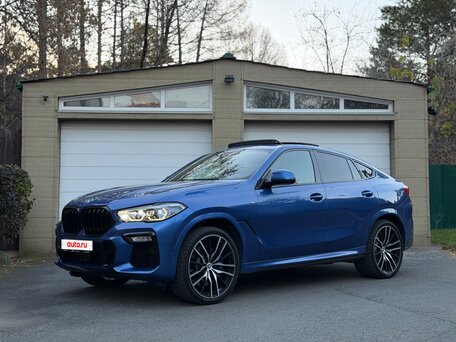2019 BMW X6 30d III (G06), синий, 6950000 рублей, вид 3