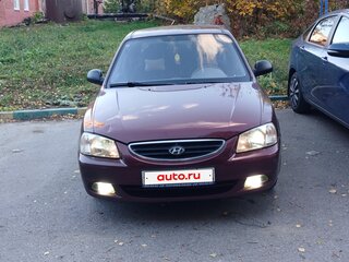 2008 Hyundai Accent ТагАЗ II, красный, 570000 рублей, вид 1