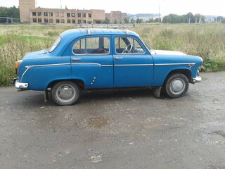 1960 Москвич 407, голубой, 25000 рублей, вид 1