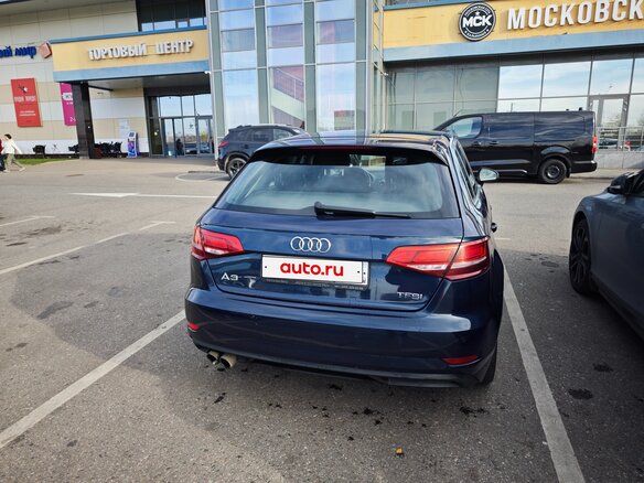 2016 Audi A3 III (8V) Рестайлинг, синий, 1520000 рублей - вид 5