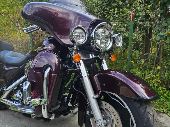 2007 Harley-Davidson Street Glide, пурпурный, 880000 рублей - вид 23