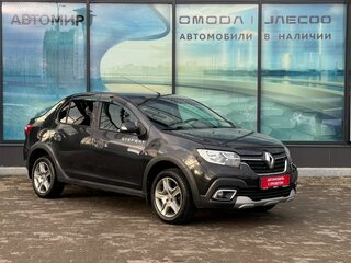 2019 Renault Logan Stepway II Рестайлинг, чёрный, 870000 рублей, вид 3