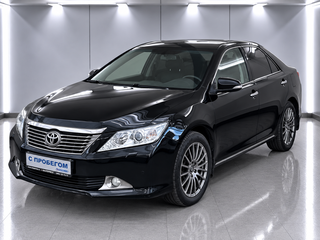2014 Toyota Camry VII (XV50), чёрный, 1340000 рублей, вид 1