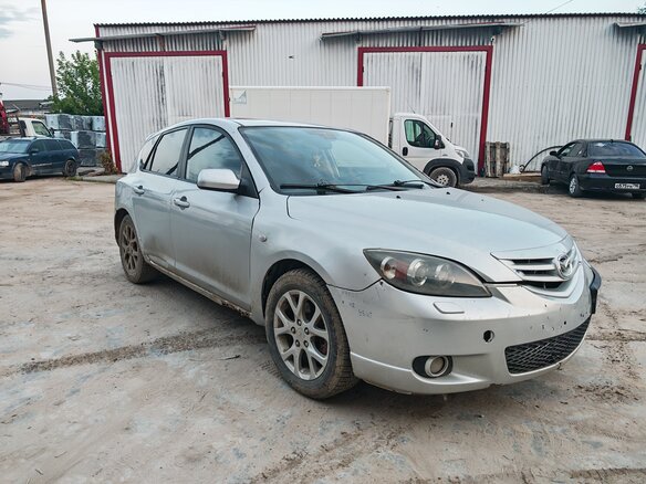 2003 Mazda 3 I (BK), серебристый, 220000 рублей - вид 1