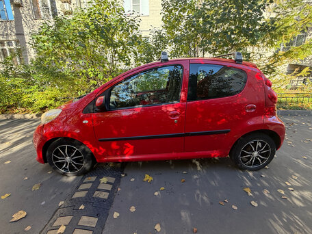 2008 Peugeot 107 I, красный, 310000 рублей, вид 5