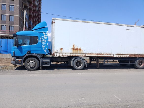 2007 Scania P-series, синий, 800000 рублей - вид 2