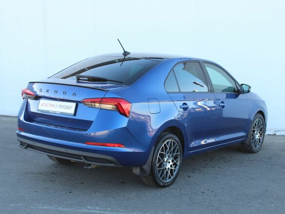 2021 Skoda Rapid II, синий, 1860000 рублей - вид 6