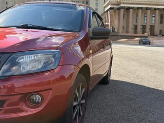 2017 Lada (ВАЗ) Granta I, красный, 500000 рублей, вид 2