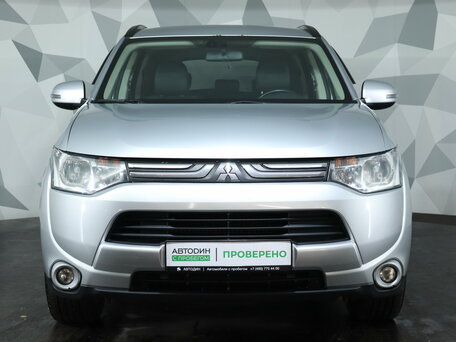 2013 Mitsubishi Outlander III, серебристый, 1149000 рублей, вид 2