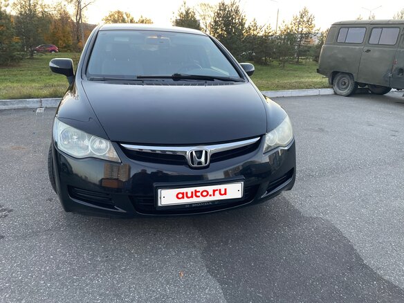 2007 Honda Civic VIII, чёрный, 530000 рублей