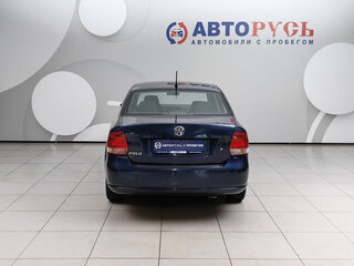 2015 Volkswagen Polo V, синий, 799000 рублей, вид 4