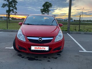 2008 Opel Corsa D, красный, 460000 рублей, вид 1