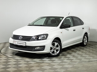 2017 Volkswagen Polo V Рестайлинг, белый, 879700 рублей, вид 1