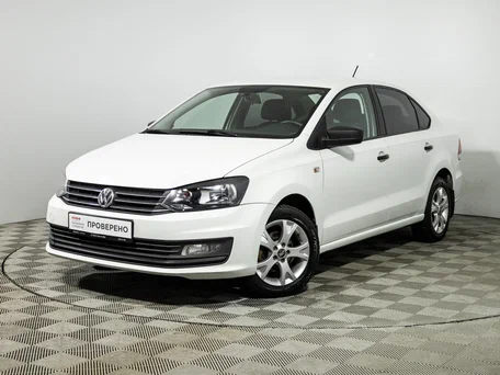 2017 Volkswagen Polo V Рестайлинг, белый, 879700 рублей, вид 1