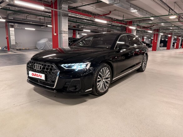 2022 Audi A8 Long 55 TFSI IV (D5) Рестайлинг, чёрный, 9150000 рублей
