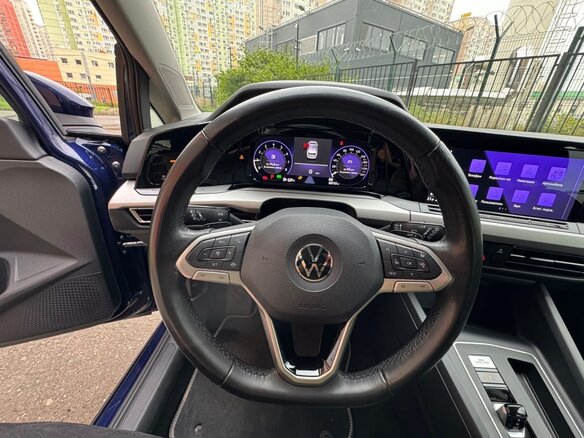 2021 Volkswagen Golf VIII, синий - вид 15