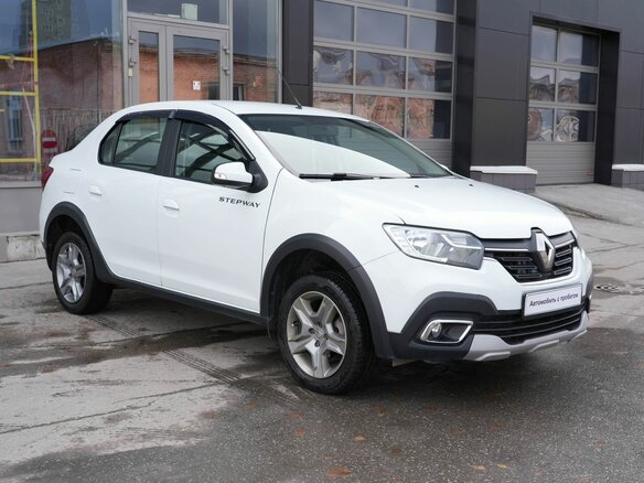2022 Renault Logan Stepway II Рестайлинг, белый, 1280000 рублей - вид 2