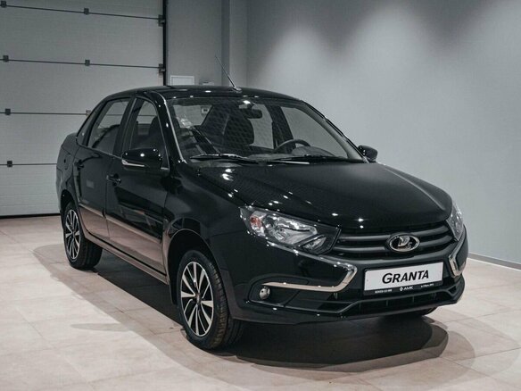 2026 Lada (ВАЗ) Granta I Рестайлинг, чёрный, 1290000 рублей - вид 1