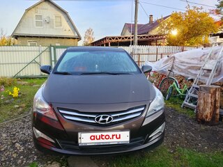 2014 Hyundai Solaris I, коричневый, 1000000 рублей, вид 4