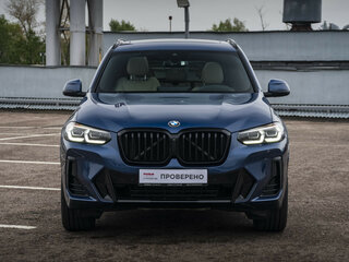 2021 BMW X3 30d xDrive III (G01) Рестайлинг, синий, 5890500 рублей, вид 2